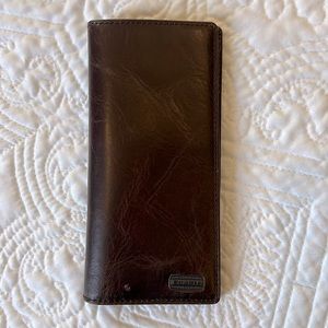 NWOT Fossil Men’s Brown Leather Executive Wallet